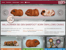 Tablet Screenshot of barefoot-born-swallows.de